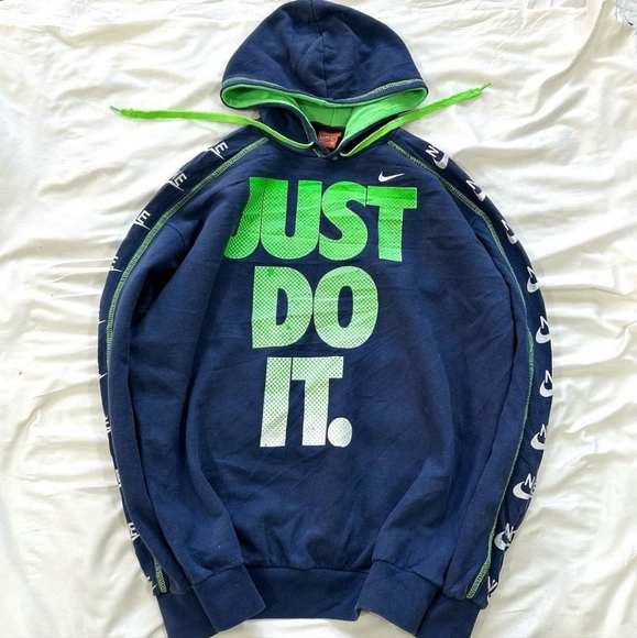 Nike Retro Vintage Just Do it Hoodie - Picture 2 of 7